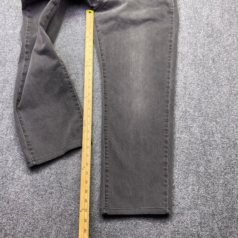 Lucky Brand 221 Original‎ Straight Grey Jeans Mens Sz 36 Grunge Retro Western